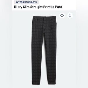 Cut from the cloth, black pants